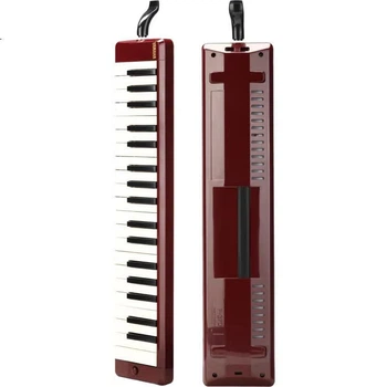 Мелодика YAMAHA P-37D на 37 клавиш, коричнево-красная, для начинающих и выступлений