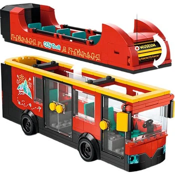 Конструктор LEGO City Красный двухэтажный автобус 384 детали