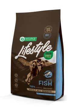 Сухий корм Nature's Protection Lifestyle Grain Free White fish Adult All Breeds для собак усіх порід з білою рибою 1,5 кг NPLS45684