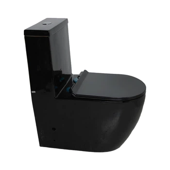 Унитаз-моноблок Insana Ermin 67х37х84 см black (А0057118)
