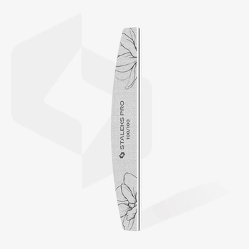 Пилка для нігтів мінеральна 100/100 грит півмісяць Staleks PRO EXPERT 40 , 1 шт
