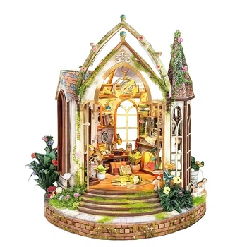 Бук Нук Квітка мрії Book Nook Dreamland Floral Studio DIY Інтер'єрний конструктор SQ-66