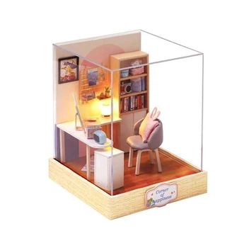Румбокс Конструктор 3D DIY Cute Room Corner of Happiness Ляльковий будинок QT-030
