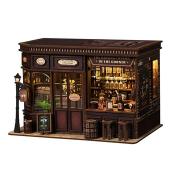 Румбокс Кутова таверня Corner Tavern DIY Mini House Kit Roombox AW03-001