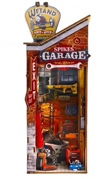 Бук Нук Ремонтна майстерня Гараж Book Nook Spikes Garage 68048 DIY Kit Інтер'єрний конструктор