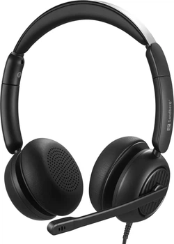Навушники Sandberg 3in1 Office Headset Pro ENC Black (5705730126543)