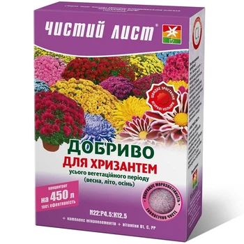 Удобрение Kvitofor Чистый лист для хризантем 300 г (2834)