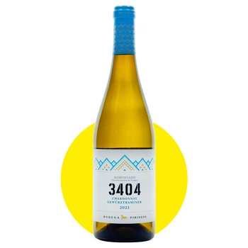 Вино "3404 Pirineos Blanco" белое сухое 0,75л 13,5%