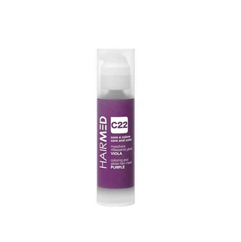 Тонувальна маска Фіолетова Hairmed Coloring And Gloss Hair Mask Purple 150 мл