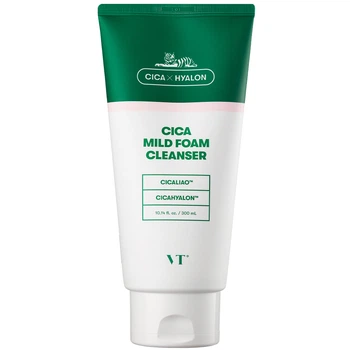 М'яка заспокійлива пінка для вмивання з центелою азіатською VT CICA Mild Foam Cleanser, 300 мл