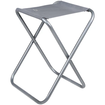 Стілець розкладний Bo-Camp Foldable Steel, сталевий каркас, до 80 кг, Grey (1467350)