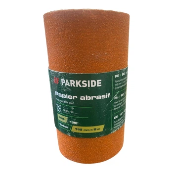 Наждачная бумага в рулоне Parkside, зернистость 60 (115 мм х 5 м)