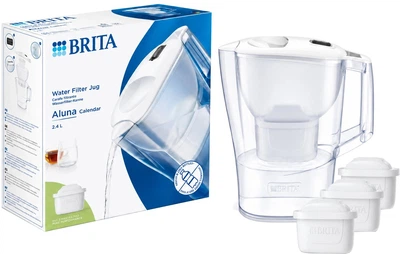Фильтр-кувшин Brita Aluna MXpro белый + 3 картриджа (1053054)