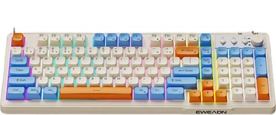 Комплект беспроводной EWEADN V98 Wireless/Bluetooth/USB Orange