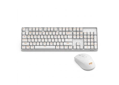 Комплект бездротовий Aigo CK104 Wireless White