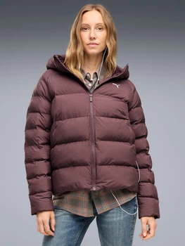 Куртка демисезонная короткая с капюшоном женская Puma Outerwear 68838591 XS Rich Cocoa (4070033528228)