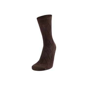 Женские носки с плетеным узором DUNA 3433 38-40 Коричневый