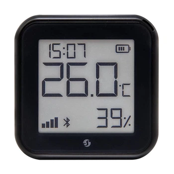 Датчик температури та вологості Shelly H&T Gen3 Wi-Fi Black