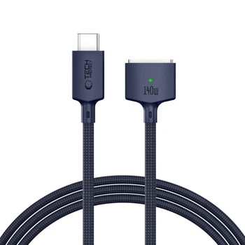 Кабель Tech-Protect MMC01 Ultraboost Magnetic Type-C to MagSafe 3 140W 200cm Blue with MagSafe (5906302323302)