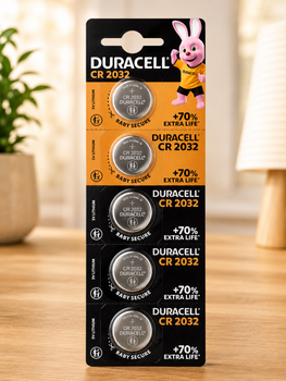 Батарейки Duracell CR2032 DL2032 +70% Extra Life 3V 5 шт