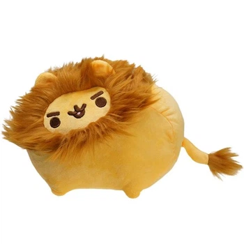 М'яка іграшка Кіт Пушин Лев жовтий - плюшевий котик Pusheen у костюмі лева (1024622)