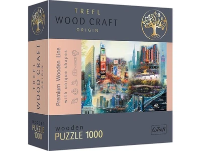 Деревянный пазл Коллаж – Нью-Йорк, Trefl, 1000 эл., 20147