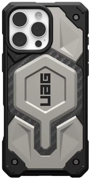 Чехол противоударный UAG Monarch Pro MagSafe (Original) для iPhone 16 Pro Max (6.9") Titanium 114457113636