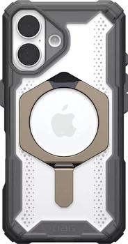 Чехол противоударный UAG Plasma XTE MagSafe (Original) для iPhone 16 (6.1") Ash/Titanium 1144761F3136