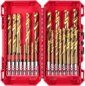 Набор сверл по металлу Milwaukee RedHEX HSS-G TiN, 25 шт (4932500420)