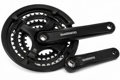 Шатуны Shimano 48/38/28T 170 мм под квадрат для велосипеда