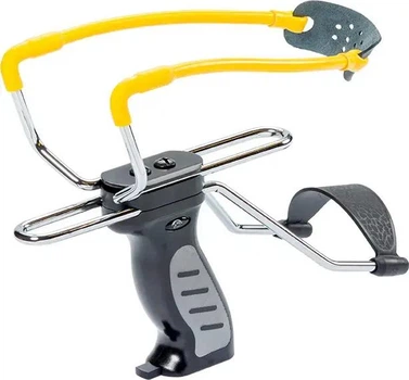 Рогатка Man Kung MK-SL06BK з упором black/yellow
