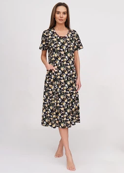 Сукня Трикомир 50 Жовтий з чорним 040130105