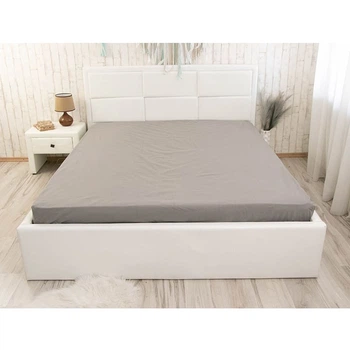 Простыня на резиновой ленте Руно Dark Grey 180х200см борт 25см (504.114У_Dark Grey)