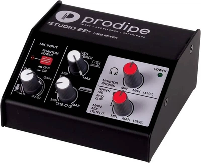 Аудіоінтерфейс Prodipe Studio 22+ (32-3-10-4)