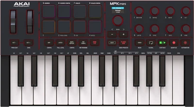 MIDI-клавиатура Akai Mpk Mini 4 Black (302370)