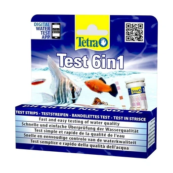 Набор тестов Tetra Test 7in1 для аквариумов для измерения параметров воды индикаторные 10 шт