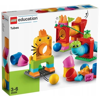 Конструктор LEGO Education Duplo Большой набор для игры с трубами из частиц 150 деталей (45026)