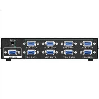 Разветвитель видеосигнала MT-Viki MT-3508 1×8 VGA Черный