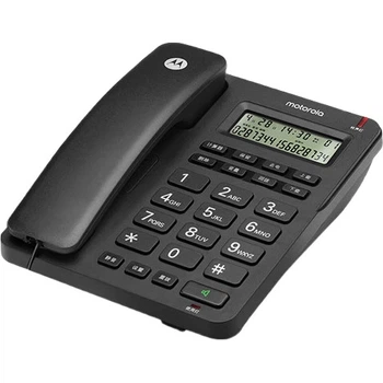 Стационарный телефон Motorola CT210C с громкой связью, черный