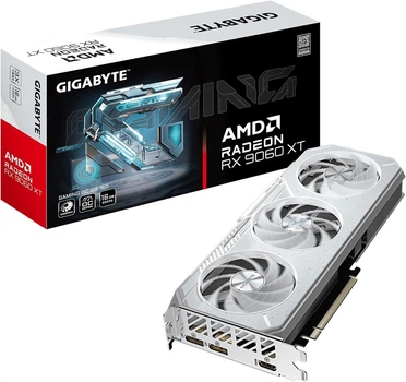 Видеокарта GIGABYTE Radeon RX 9060 XT GAMING OC ICE 16G (GV-R906XGAMINGOCICE-16GD)