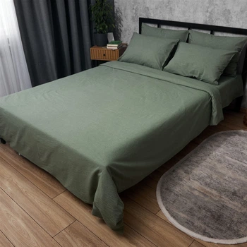 Комплект постельного белья Moon&Star Двуспальный 175x210 наволочки 4x70x70 Green Haven Вареный хлопок (MS-820015724)