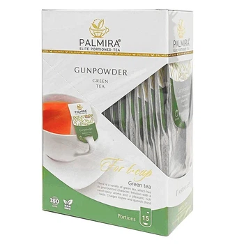 Чай "Ганпаудер" T-cup Palmira BOX зелений 2,4г (15шт)
