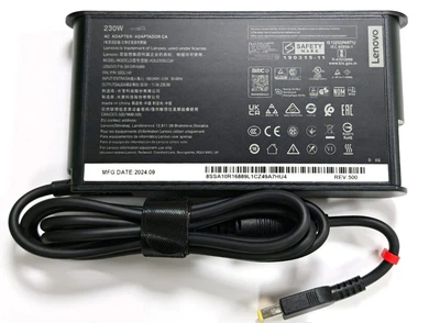 Блок живлення (зарядка) для Lenovo 20V 11.5A 230W square tip USB + pin ADL230SLC3A New orig