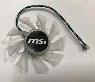 Вентилятор для відеокарти MSI 9800GT GT240 GTS 250 HD 4860/4870/5850/6850 (YD128015HL)