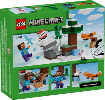 Конструктор LEGO Minecraft Стив: Пригоди 79 деталей (21583)