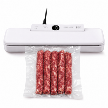 Автоматический вакуумный упаковщик Food Saver 240V с цифровым экраном, белый