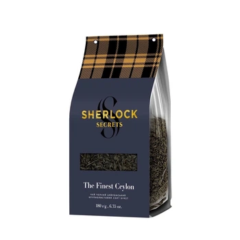 Чай чорний Sherlock Secrets The Finest Ceylon Найкращий Цейлон 180 г крупнолистовий