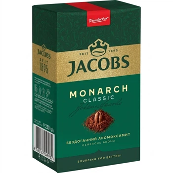 Кофе мелен Jacobs Monarch Classic 230 г