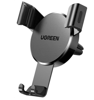 Автомобильный держатель для телефона UGREEN на дефлектор, гравитационный автодержатель для смартфона, черный