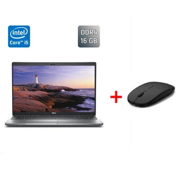 Ультрабук Б-класс Dell Latitude 5530 / 15.6" (1920x1080) IPS / Intel Core i5-1245U (10 (12) ядер по 1.2 - 4.4 GHz) / 16 GB DDR4 / 256 GB SSD / Intel Iris Xe Graphics / HDMI / WebCam / TouchID б/у + Подарок Беспроводная мышь / USB